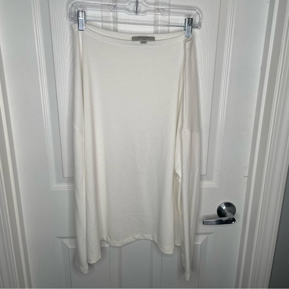 Allsaints Rita Tee in White Lagenlook Contemporary Classic Oversized S - Picture 2 of 9